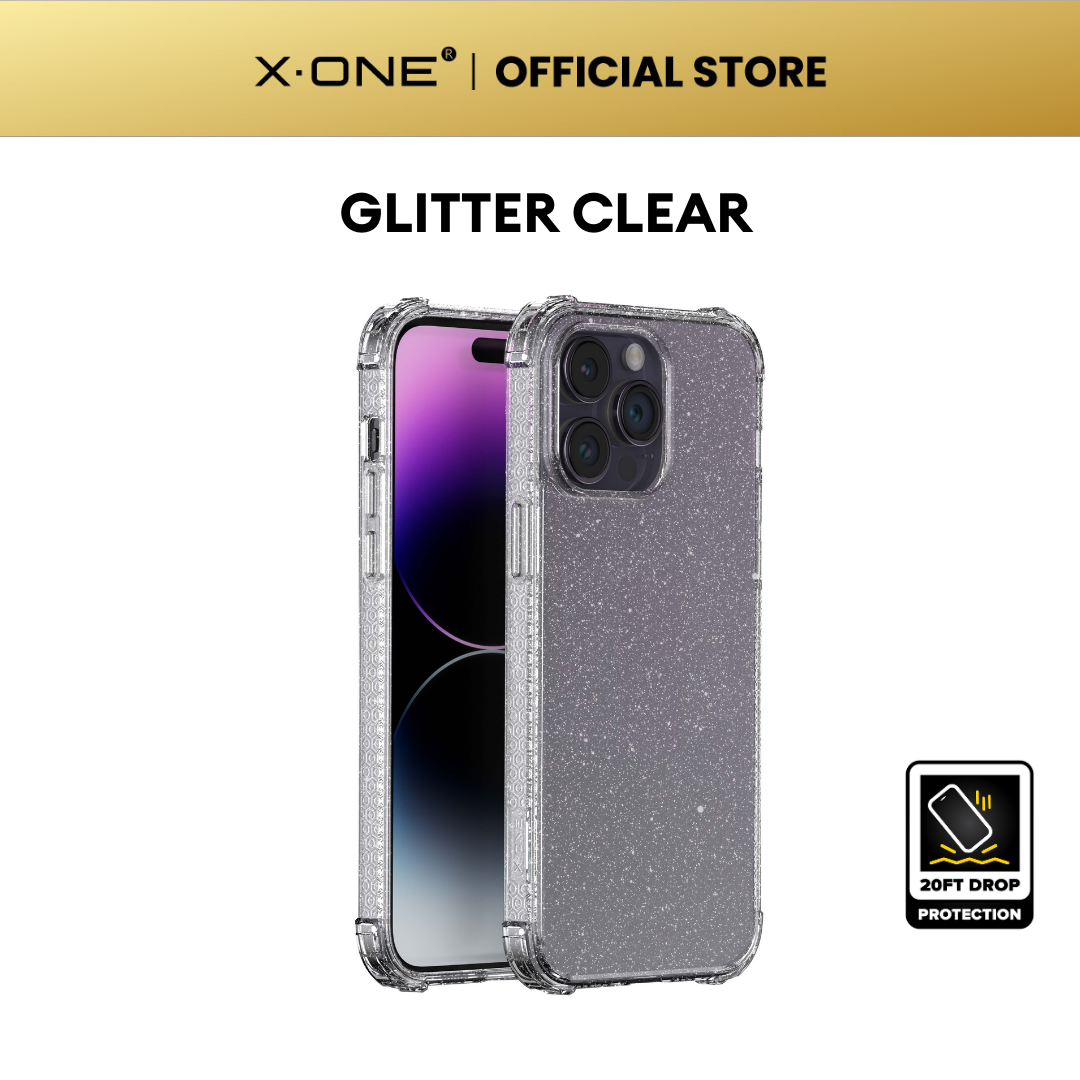 X.One Dropguard Pro Glitter Series Impact Protection Casing for i Phone 14 Pro Max/14 Pro/14 Plus/14 - Image 3