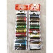 Mixed color sewing thread pack, 10pcs, random brand, needlework