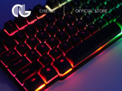 CG CHENG RGB Mechanical Keyboard with Blue Switches, 104 Keys