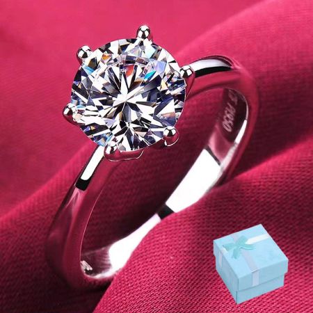 Ring With Box Promise Ring Wedding Engagement Rings