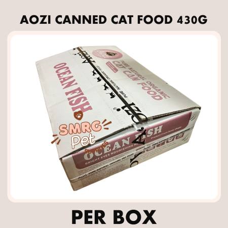 Aozi Pure Natural Organic Wet Cat Food in Can 430g per Box