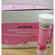 Watsons VitC Vit E Glutathione effervescent tab