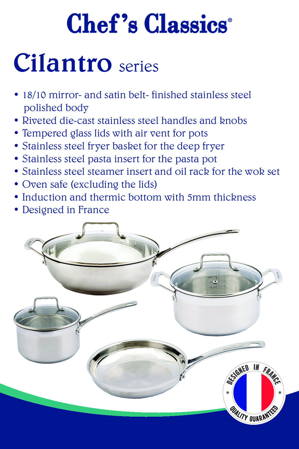 chef classic cookware set price