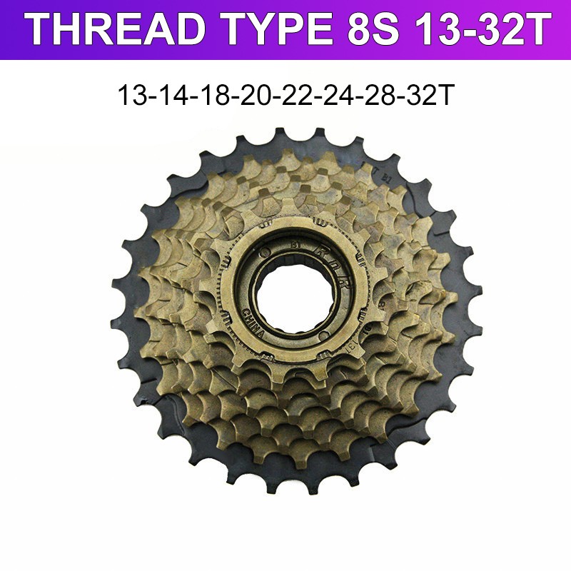 MTB Bike Threaded Flywheel 6 7 8 9 10Speed 14-28T 13-28T 13-32T 11-36T Freewheel 