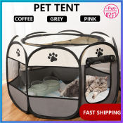 Cat Tent Delivery Room for pregnant Foldable Pet PlaypenDog Cat House Portable Travel Pet Supplies