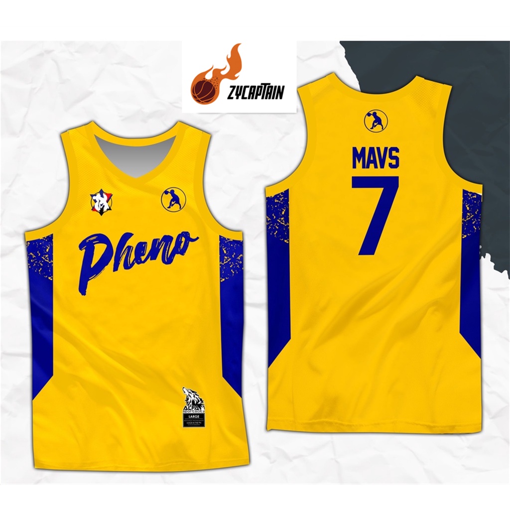 Pheno Jersey MAV Personalize Name Customized Basketball Jersey for Men Full  Sublimation Unisex Terno for Teens Jersey and Shorts Set Oversized Drifit