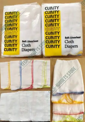 Baby Cloth Gauze Diaper CURITY Lampin | HALF DOZEN (6 PCS) (2)