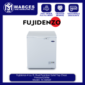 Fujidenzo 4 cu. ft. Dual Function Solid Top Chest Freezer/Chiller FC-04ADF