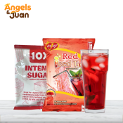 InJoy Red Iced Tea Concentrated Juice Palamig Powder 200g w/ Intense Sugar Tabletop Sweetener 200g