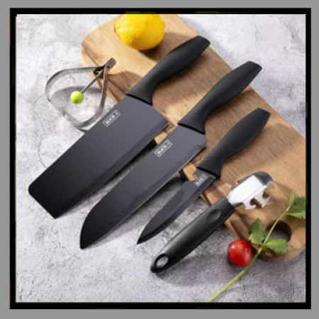 KEWEI Stainless Steel Kitchen Knives Set