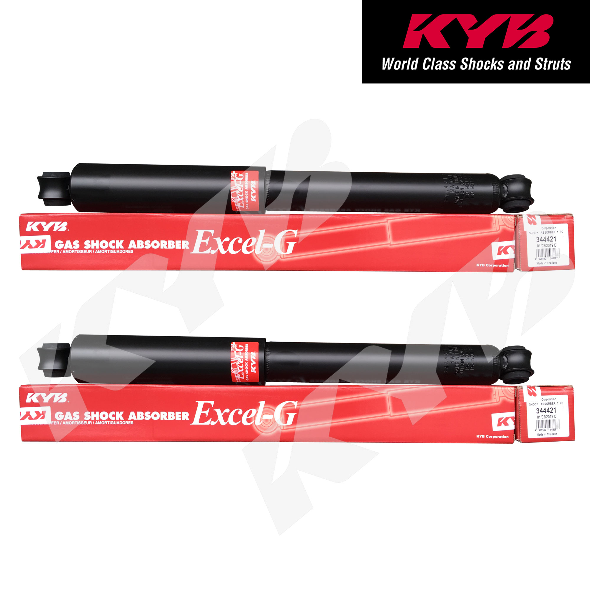 KYB 344420 for Isuzu D-Max 4x4 2003 - 2013 Set of 2 Front Gas