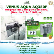 Aqua Slim Hanging Filter AQ350F - 3W by Venus