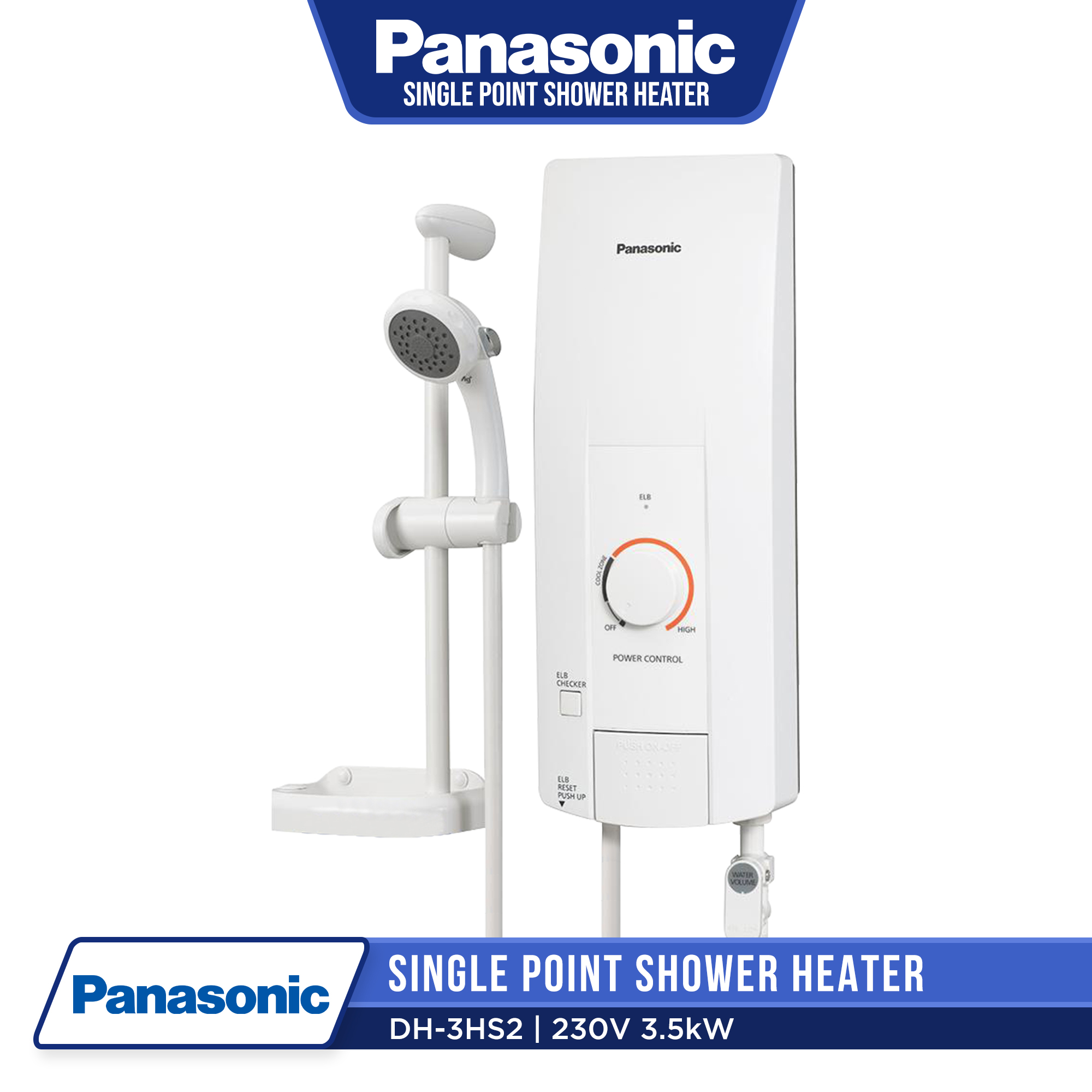 Panasonic Water Heater Single Point w/ Slide Bar and Soap Holder Shower  Heater - Gold Mind Everyday Low Price | Lazada PH