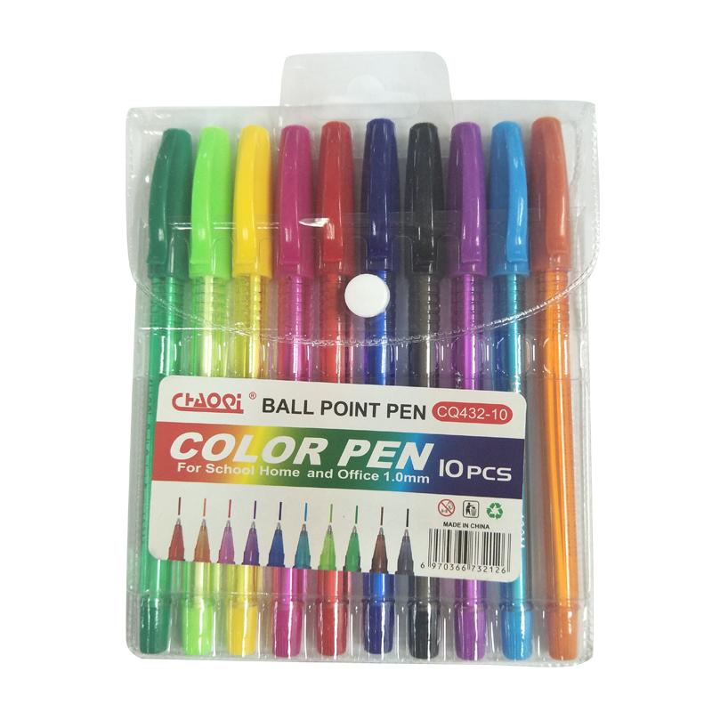 1.0mm Color Ink Pens Ballpoint Pens 
