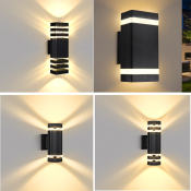 Modern IP65 Waterproof LED Wall Light for Indoor/Outdoor Use