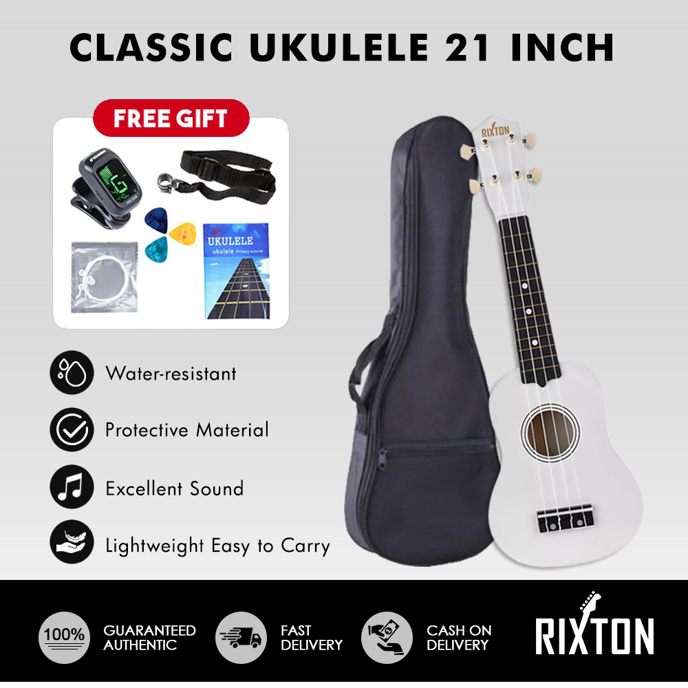 Rixton Soprano Ukulele Starter Kit with Free Gig Bag