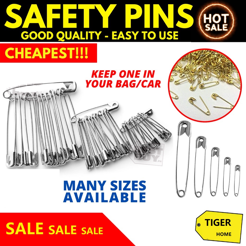 20Pcs Heavy Duty Safety Pin Retro Safety Brooch Pin Anti-Exposure