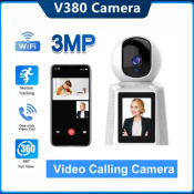 V380 PRO 3MP Baby Monitor with 360° Video Calling