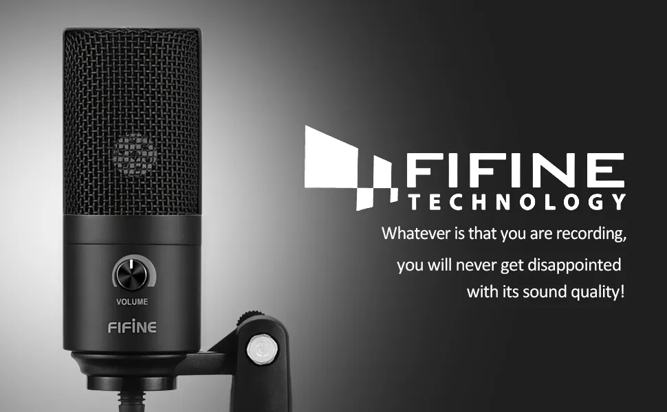 Fifine K669B USB Microphone, Metal Condenser Recording Microphone for – JG  Superstore