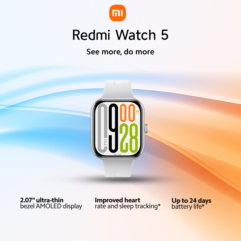 Redmi Watch 5 2.07 amoled display 150+ sportmodes