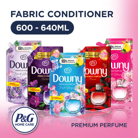 Downy Passion Mystique Fabric Conditioner Bundle, 640ml Refill