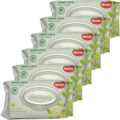 Set of 6 Huggies Baby Wipes 80 Sheets