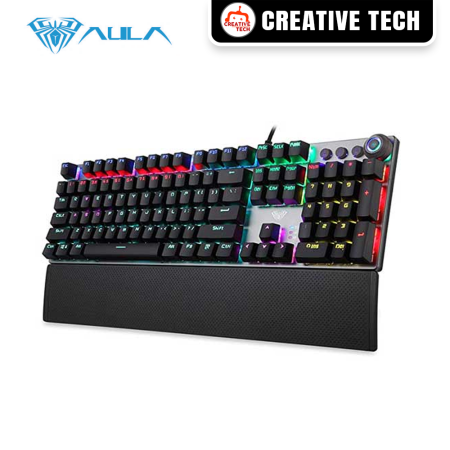 Aula F2088  WIRED MECHANICAL GAMING KEYBOARD