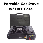 FJ Durable Portable Butane Gas Stove Ignition Black