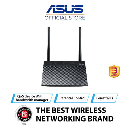 ASUS N300 WiFi Router with 4K HD Video Streaming