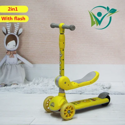 2021 New 2 in 1 kids scooter 3 to 10 years old 6 year old kids 3 wheel scooter special promotion for boys and girls scooter for kids (3)