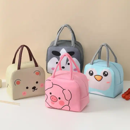 Insulated Cartoon Bento Bag - Easy Clean Lunch Box