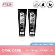 Fresh Charcoal Toothpaste   - Whitens Teeth in 7 Days