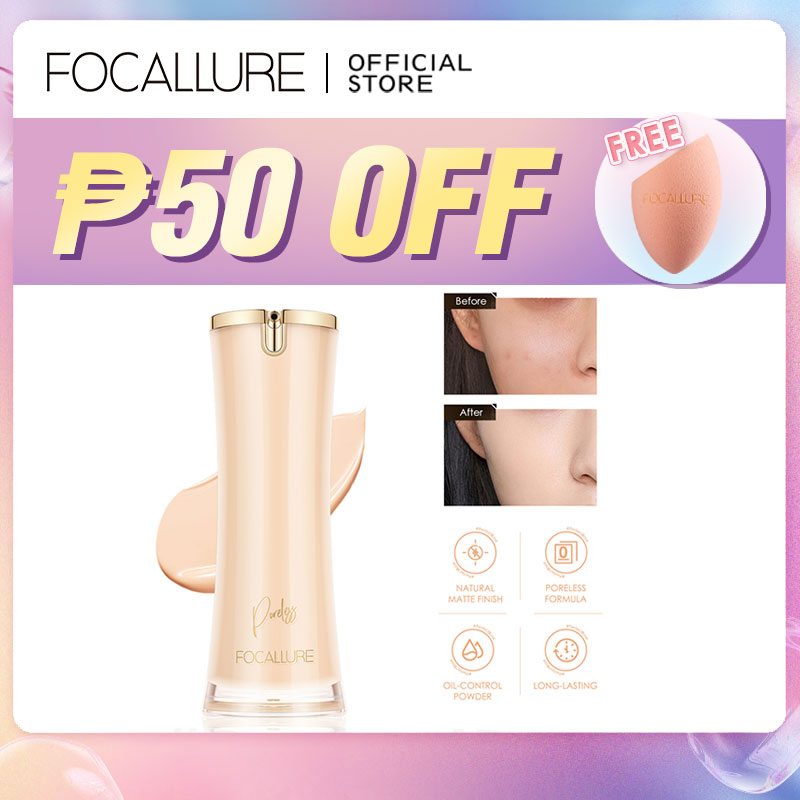 Discount on Focallure  shoes - SKU: FOCALLURE #PerfectBase Lasting Liquid Matte Foundation Invisible pores Natural Coverage Oil-control 