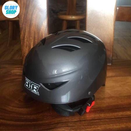 RXR E Matte Nutshell Open Face Motorcycle Helmet