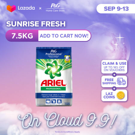 Ariel Powder Detergent Professional 7.5KG Bag