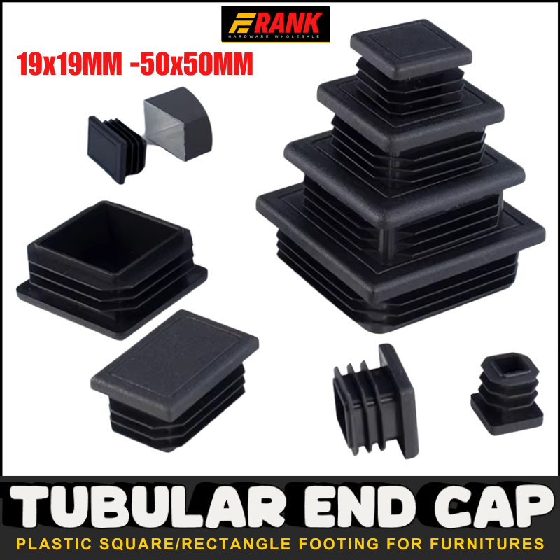 Square Tubing Plug Sizes Plastic Hole Plugs 60-Pack 3/4 Inch Round Plastic Plugs - & Tube End Protectors (Black) Chair Leg Caps Chair Leg Caps Black Plastic Plugs 12 Pack