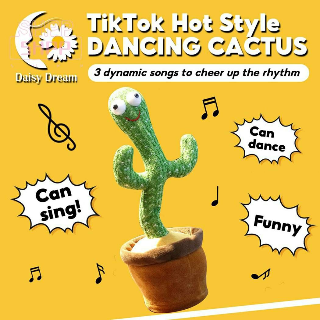 TikTok dancing cactus funny cactus singing enchanting flower cactus  twisting music | Lazada PH