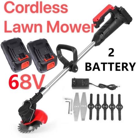 Portable Cordless Electric Lawn Mower by GCJ - Grass Trimmer