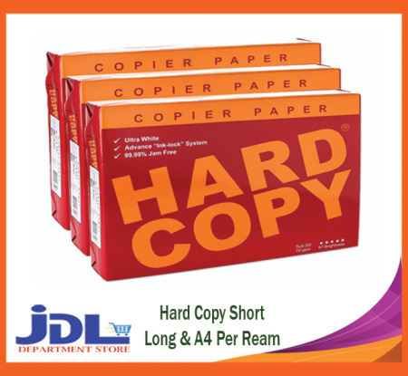 JDL HARDCOPY BOND PAPER A4/LETTER/LEGAL