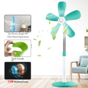 New Adjustable Portable Plastic 5 Blades Stand Fan