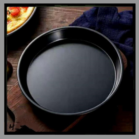 Carbon Steel Non Stick Cake Pan Round Pie Pizza Coated Tray for Cooking Baking Bakeware Kitchen Oven