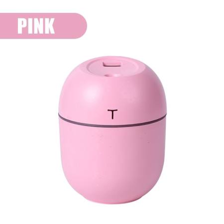 Mini USB Aroma Humidifier with LED Light - 220ml