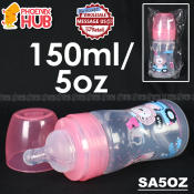 Phoenix Hub BPA-Free Wide Neck Baby Feeding Bottles, 3 sizes