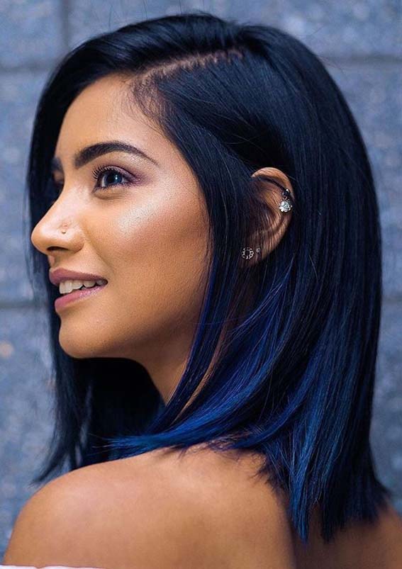 Blue Permanent Hair Color Set  Glow Wish Keratin | Lazada PH