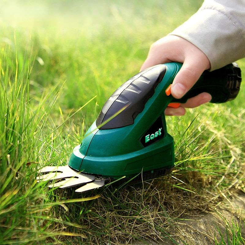 Lazada Philippines - East 3.6V Lawn Mower Rechargeable Hedge Trimmer Grass Cutter Cordless Garden Tools