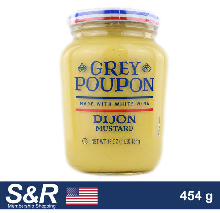 Kraft Heinz Grey Poupon Dijon Mustard 454 g