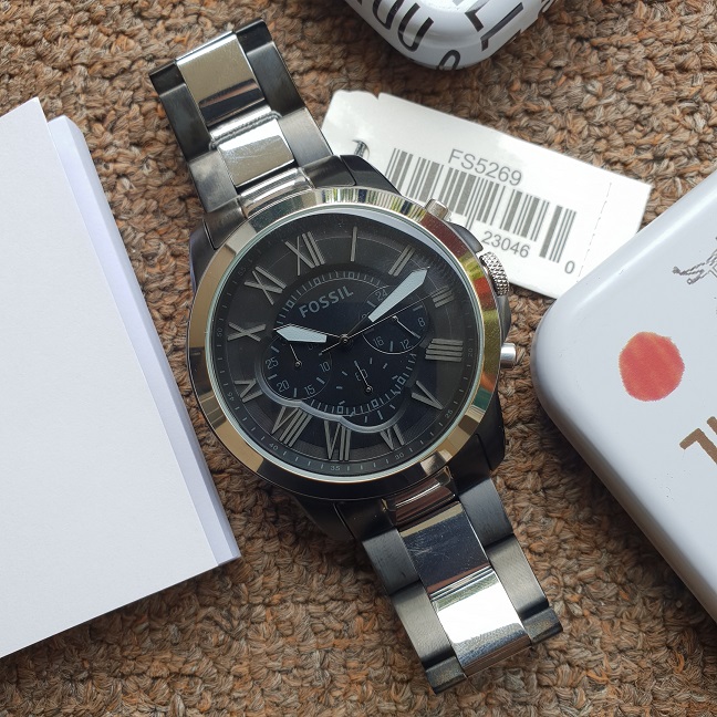 Fossil FS5256 Grant Chronograph Smoke 