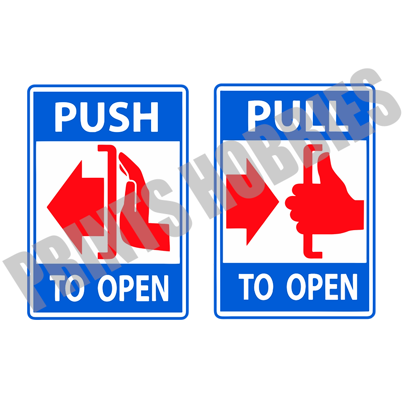 Laminated Signages | Push Pull | Signage | Sign Boards