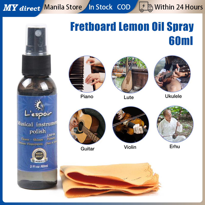 Lemon Oil for Guitar Fretboard (Conditioner for Fretboard and other Wood  Parts of your Guitar) Cleaner ; Wood maintenance