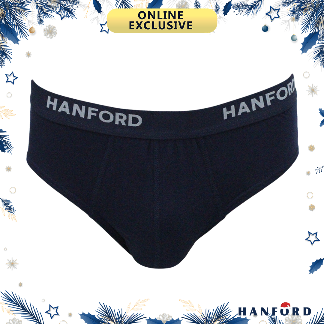 Hanford Men Quick Dry Travel Fitness Boxer Briefs - Black & Duffel